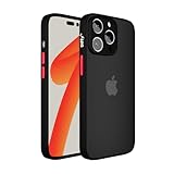 Capa para iPhone 12 Fosca Fina e Resistente com Camera Frame Elevado e Bordas Reforçadas Anti Impacto Ultra Leve - Diffy (Preto, iPhone 12)