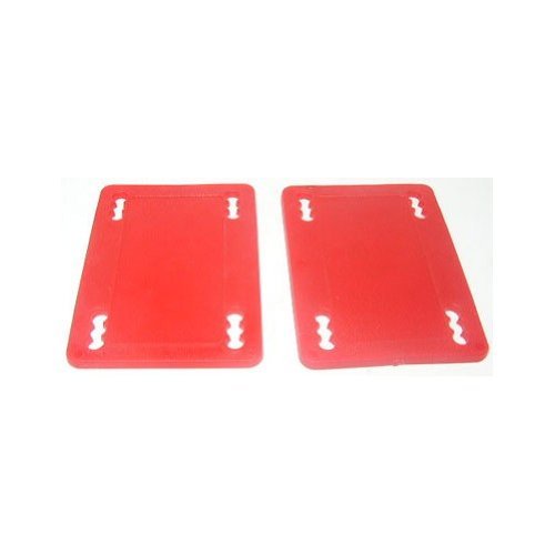 Dime Bag Hardware Skateboard 2 RED Riser Pads 1/8 in Skateboards