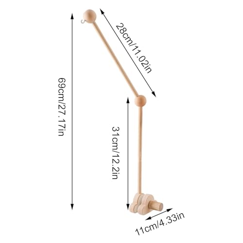 Support mobile pour berceau et jouet musical cadeau de naissance idéal - 6