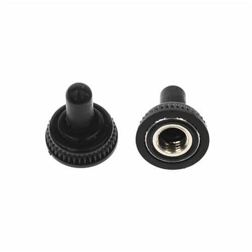Interruptor de palanca MTS-102 de 3 pines y 2 posiciones ON-OFF con tapón impermeable 5 uds 4