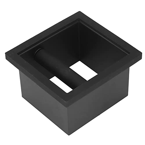 Yctze Bottomless Stainless Steel Coffee Knock Box - Coffee Grounds Disposal Bin with Ergonomic Design for Easy Knocking - Ideal for Home, Cafe, and Restaurant Use