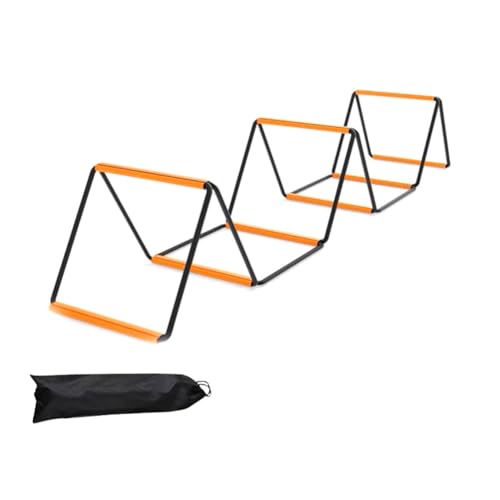 Louttary Escalera de Agilidad Plegable para Entrenamiento de Fútbol y Fútbol. Equipo de Salto, Velocidad y Coordinación para el Trabajo de Pies, con 8 Rejillas para Niños y Adultos