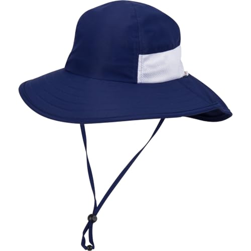 SwimZip Kids UPF 50+ Sun Protection Sun Hat with Wide Brim Front & Ear/Neck Flap