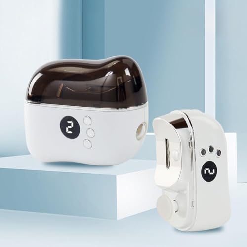 MoSundi Broyeur à Ongles Électrique Automatique Anti-Pincement Multifonction Coupe-Ongles et Polisseuse pour Manucure, Blanc