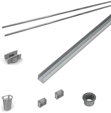 Infinity Drain RG 3872 PS 72" Rough Only Kit for S-AG 38 and S-DG 38 series. Includes PVC Components and Channel Trim
