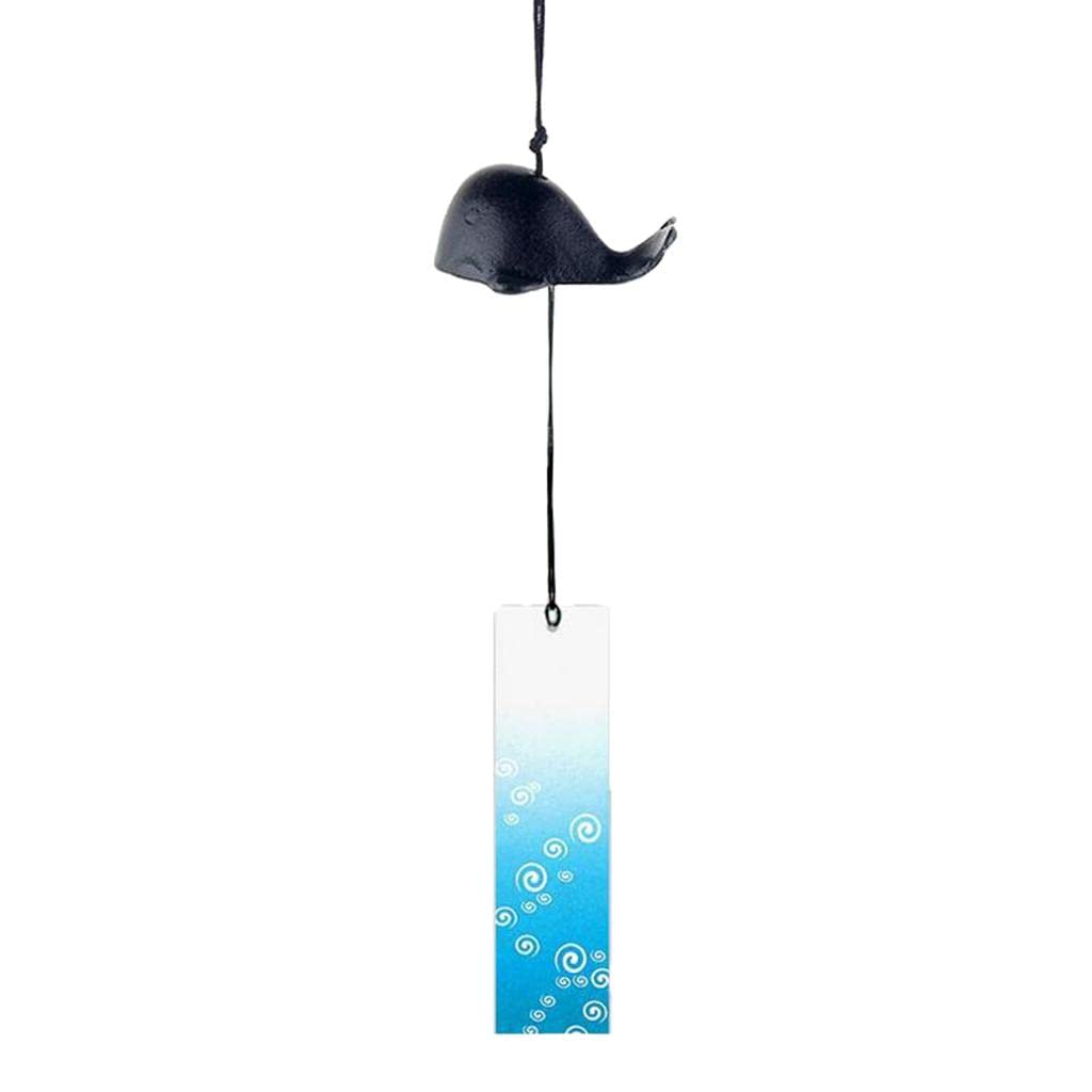 ATORSE® Japanese Furin Wind Chime Nambu Cast Iron Iwachu Bells 7| Wind Chime |Wind Bell |Chain Chimes |Charm Chime Bells for Home Beautiful-image-18