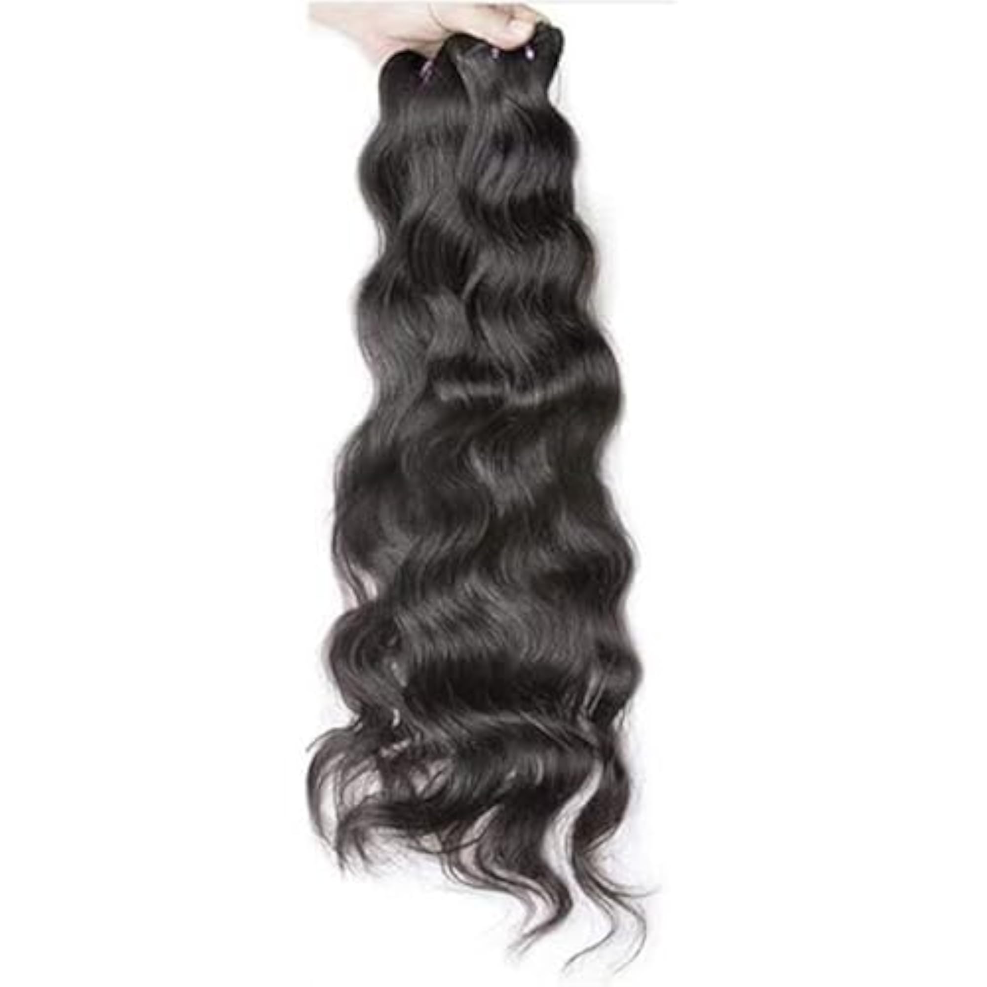 30 Inch Machine Weft Human Hair Extensions, Virgin Brazilian