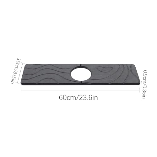 Tapis de robinet de cuisine anti-moisissure et plateau en pierre pour évier propre