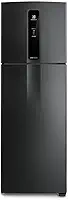 Geladeira Electrolux Frost Free Inverter 390L Efficient AutoSense Duplex Black Inox Look (IF43B) - 220V