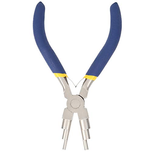 Alicate de joias 6 em 1, antiferrugem, portátil, antiderrapante, para reparo de joias