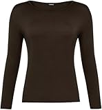 ♥️🌟Complétez et mettez en valeur vos courbes parfaites avec la coupe ajustée, les manches longues et fines et le col rond, sans étiquette. Convient également comme t-shirt ordinaire