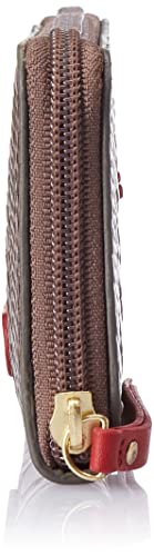 Image of Hidesign womens EE TERESA WI Medium Metallic Red I Zip Around
