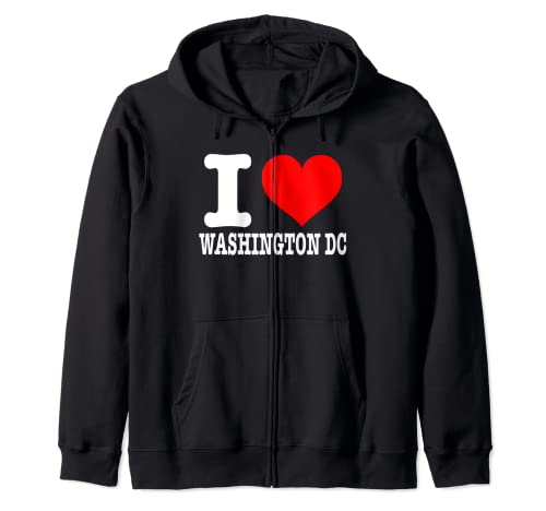 T-shirt I Love Washington DC - I Heart Washington DC Sweat à Capuche