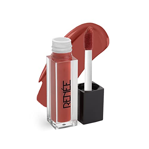 Image of RENEE Stay With Me Mini Matte Lipstick - Play Of Clay l Transfer Proof & Smudge-Proof | Long Lasting l Highly Pigmented l Velvety, Matte Finish l Travel Friendly l Enriched with Vitamin E l 2 ml