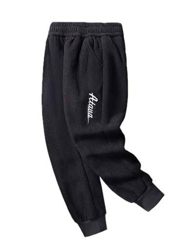 Boys Windproof Trousers Kids Thicken Hiking Pants Outdoor Warm Insulated Trousers4