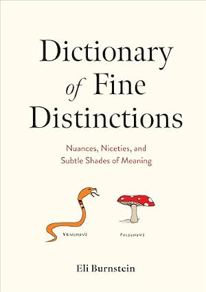 Book cover Dictionary of Fine Distinctions: Nuances, Niceties, and Subtle Shades of Meaning