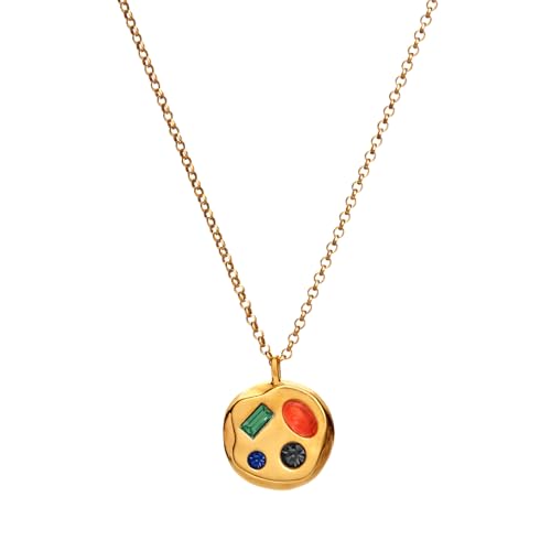 Birthdate 14k Gold Necklace for Women, The May Thirty-First Pendant - 16-20in Adjustable 14 Karat Gold Chain with Lobster Clasp - Cadenas de Oro 14k Puro Para Mujer, Ladies Jewelry Birthstone