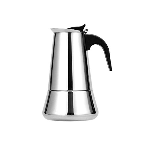 Cafetera para Estufa de Acero Inoxidable, cafetera Espresso, hervidor de Agua de 100ML / 200ML / 300ML / 450ML para Exteriores e Interiores (200ml)
