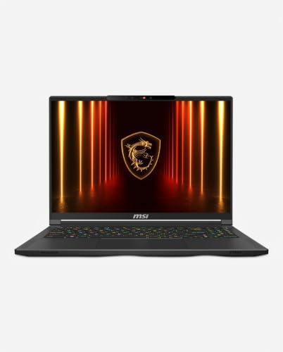msi Stealth A16 AI+ 16" 240Hz QHD+ OLED Gaming Laptop: AMD Ryzen 9 HX 370, NVIDIA Geforce RTX 5070Ti, 32GB DDR5, 2TB NVMe SSD, Wi-Fi 7, Win 11 Pro: Core Black A3XWHG-079US - 10