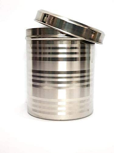 NURAT® Stainless Steel Container - 5 Litre, 1 Piece, Silver (lid) (B09PRQLKDN) Amazon Price History, Amazon Price Tracker