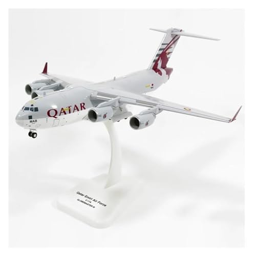 Avión C-17 Qatar miniatura militar decorativa de aleación para escritorio CLMJHG