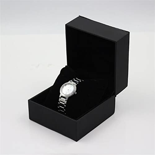 Boîte à bijoux stockage montre quartz PU grille organiseur coffret