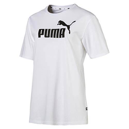 Preisvergleich Produktbild PUMA Damen Boyfriend Logo T-Shirt Puma White S