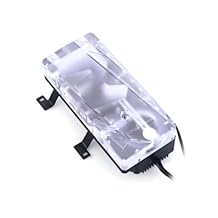Water Cooling Pump and Reservoir Combo 180mm Height, Digital Temperature Display, 3 pin 5V Addressable RGB RBW Light Control for Open Loop Liquid Cooled PC Builds - B-TK180-DDC