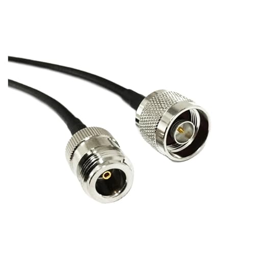 Cable alargador módem tipo N macho a hembra de 200cm con cable coaxial flexible RG58