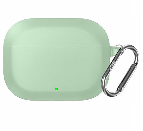 Image of Soft Silicone Case Cover Compatible for OnePlus Nord Buds 3r -Matcha Green