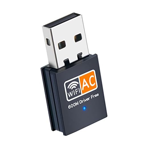 USB WiFi Adapter, 5G/2.4G Dual Band Wireless USB WiFi Adapter for PC, 600Mbps High Speed WiFi Adapter for Desktop PC, Linccras WiFi Dongle Support Windows 7/8/10 and Mac