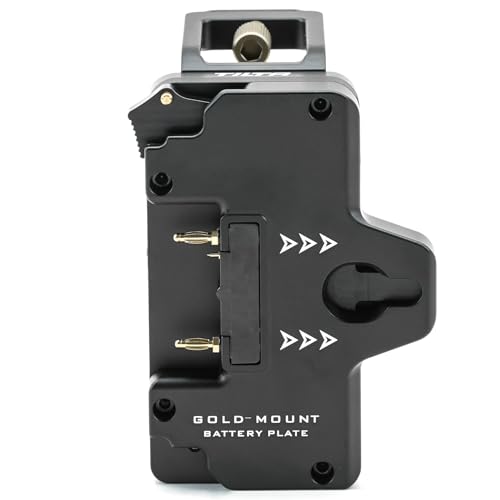 Image of Tilta Battery Plate Compatible with Blackmagic Pyxis 6K / 12K - Gold Mount | High Capacity Power Output (2 Pin Lemo, P-Tap, USB-C) | External Power Input | Security Attachment | ES-T21-BP-AB
