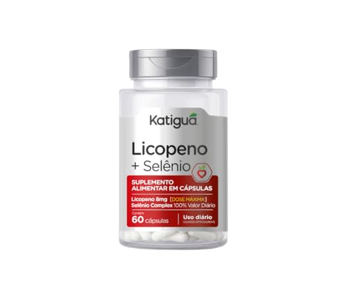 KATIGUÁ Licopeno De Tomate + Selênio Sem Sabor Katiguá 60 Cápsulas Rígidas • 30 Doses Laranja