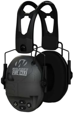 Walker's Rechargeable Lightweight Shooting Hunting Range Electronic Slim Low Profile Hearing Protection FireMax Earmuffs - Image 3
