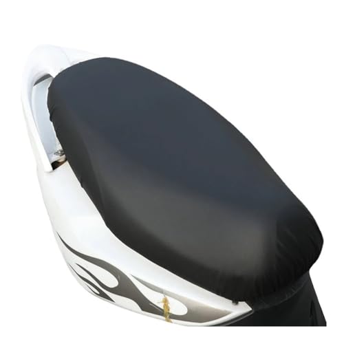 Housse de siege moto universelle 80-88 cm en cuir PU noir elastique
