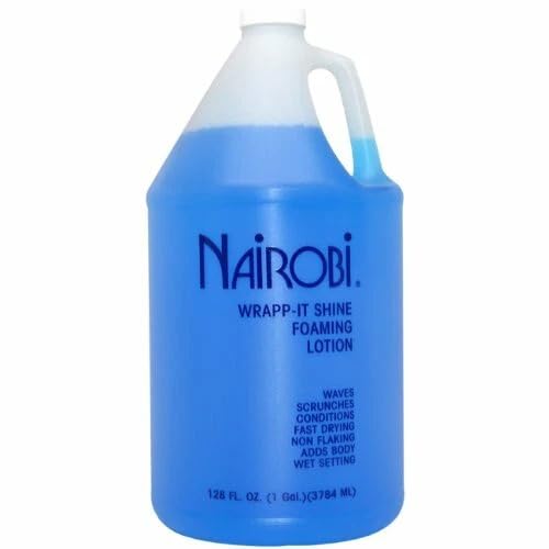 Nairobi Wrapp-it Shine Hair Treatment Styling Foam, 1 Gallon, 128 oz