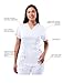 Adar Uniforms, Pro Scrubs for Women - Elevated V-Neck Scrub Top - P4212 - White - XS