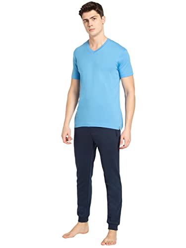 Image of Jockey 2726 Men's Super Combed Cotton Rich Solid V Neck Half Sleeve T-Shirt