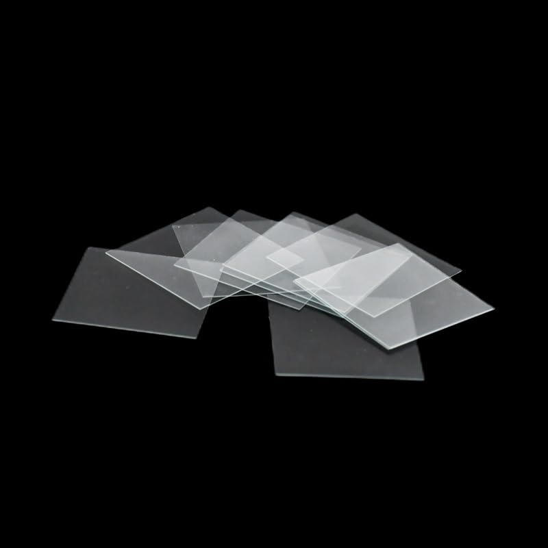 Szklana osłona mikroskopu 24 x 24 mm, grubość 0,13-0,17 mm, 1000 szt. kwadratowych nakładek do użytku laboratoryjnego, idealna do badań naukowych i eksperymentów