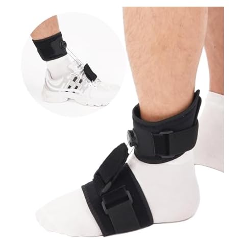 DouHeal AFO Foot Drop Brace, Improve Walking Gait, Effective Relieve Pain, Drop Foot Braces For Walking with Shoes, Adjustable Foot Orthosis Brace Support for Sleep, Plantar Fasciitis for Left & Right Cover