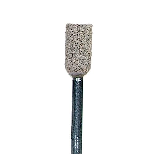 Cotton Fiber Mounted Points,1/4x1/2x1/8 in. AO, Type W163, 80 Grit, (Pack of 1)