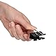 kwmobile 50x Foldback Klammern Set - 50x 32mm - Vielzweckklammer Büro Dokumenten Clips - Metall Maul Klammer Klemmen in Schwarz