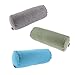Ioensy 3 Pièces Doux Oreiller de Rouleau Rond Coussin de Traversin Cervical Soulagement Du Stress