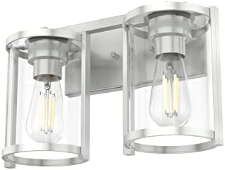 Hunter Fan Company 48002 Astwood Vanity Lighting, Brushed Nickel