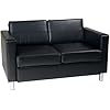 Amazon.com: OSP Home Furnishings Pacific Loveseat with Padded Box ...