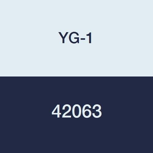 YG-1 42063 HSS Ball Nose End Mill, 2 Flute, Extended Length, Uncoated Finish, 3-11/16" Length, 7/16"