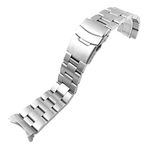 Montre incurvée contre l'inconfort au poignet avec acier robuste
