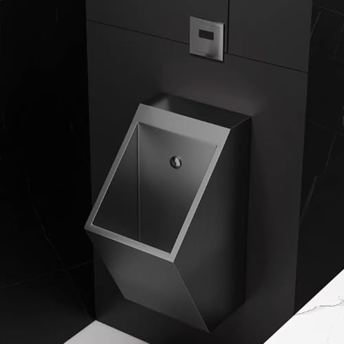 304ステンレススチール製誘導式大人用小便器、壁掛け式男性用、業務用洗浄式小便器、こぼれ防止