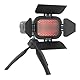 GODOX BD-07 II Barn Door Kompatibel für Godox AD200Pro II Taschenblitz Zubehör, mit Abnehmbarem Wabengitter und 4 Farbgelfiltern
