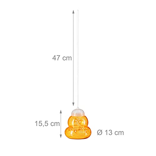 Wespenfalle Relaxdays 2er Set – Lebendfalle ohne Lockstoff